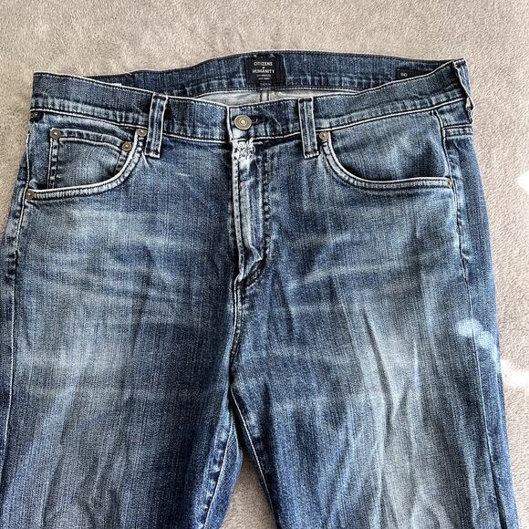 Citizens of Humanity Sid Jeans Regular Straight Blue Men's 34 Made in the USA - Picture 3 of 10